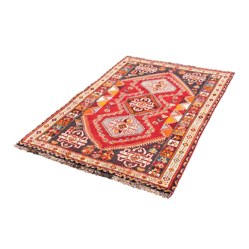 Perserteppich - Nomadic 155 x 105 cm - dunkelrot