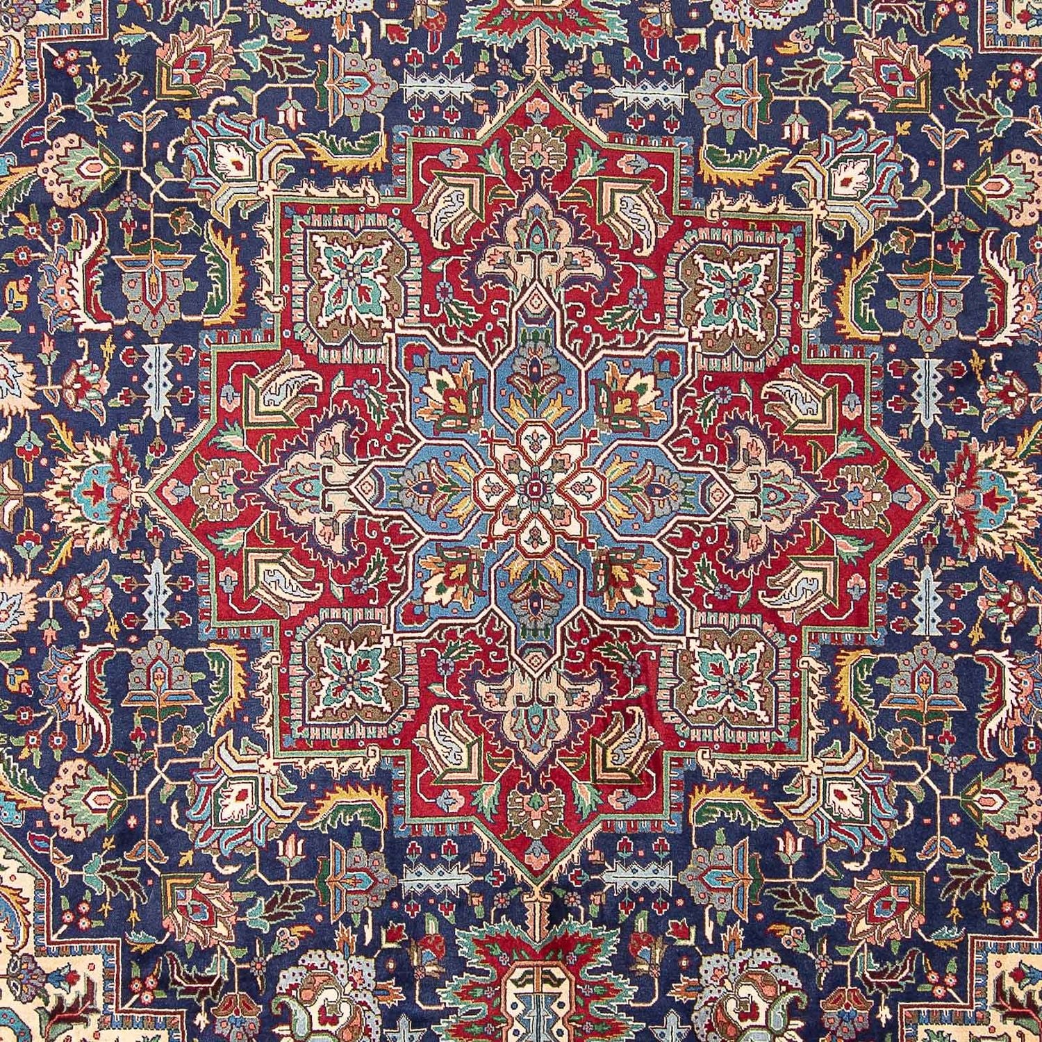 Perserteppich - Täbriz - Royal 405 x 305 cm - blau