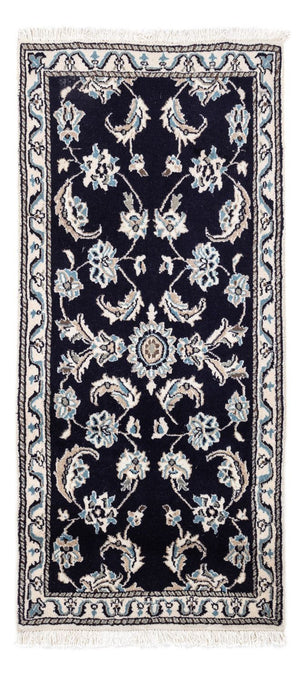 Perserteppich - Nain 142 x 66 cm - dunkelblau