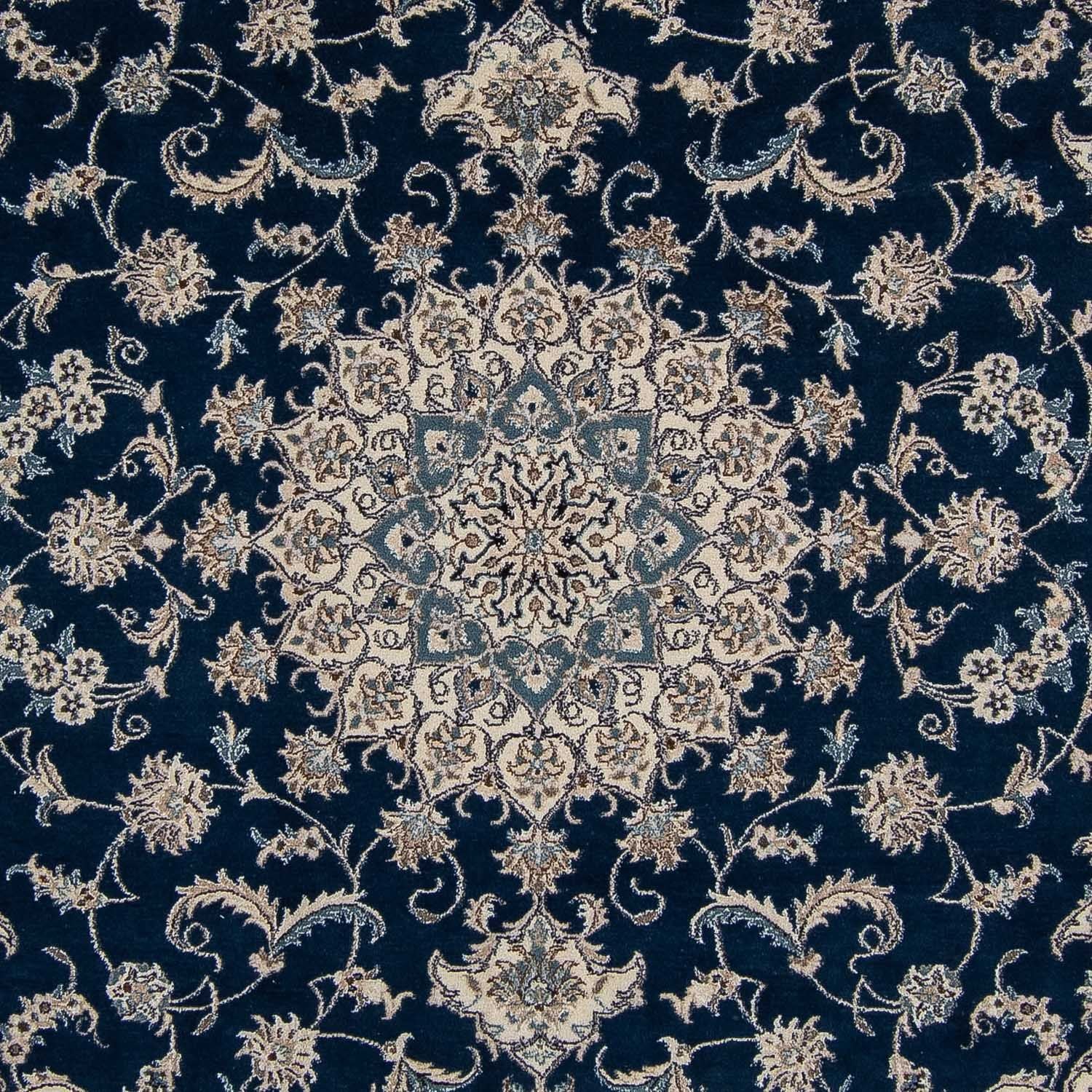 Perserteppich - Nain 345 x 244 cm - dunkelblau