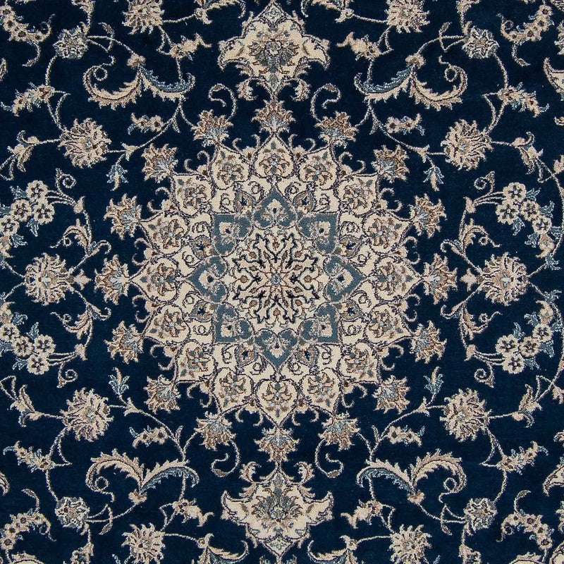Perserteppich - Nain 345 x 244 cm - dunkelblau