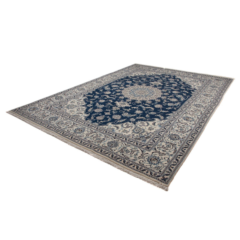 Perserteppich - Nain 345 x 244 cm - dunkelblau