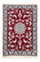 Perserteppich - Nain 90 x 60 cm - dunkelrot
