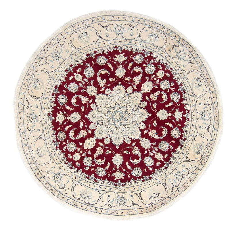 Perserteppich - Nain 245 x 245 cm - dunkelrot