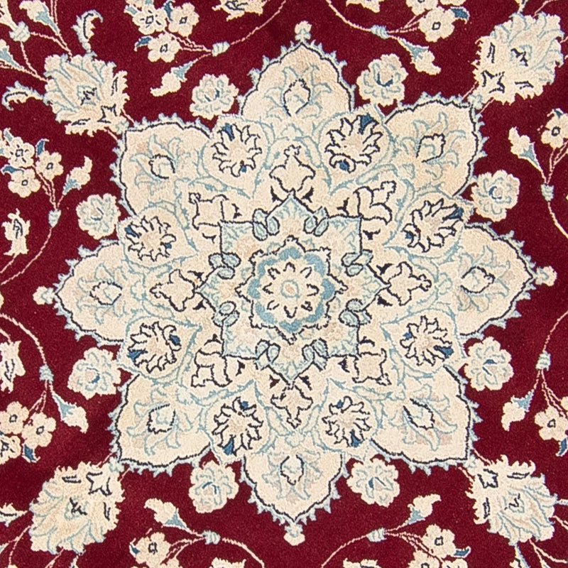 Perserteppich - Nain 245 x 245 cm - dunkelrot