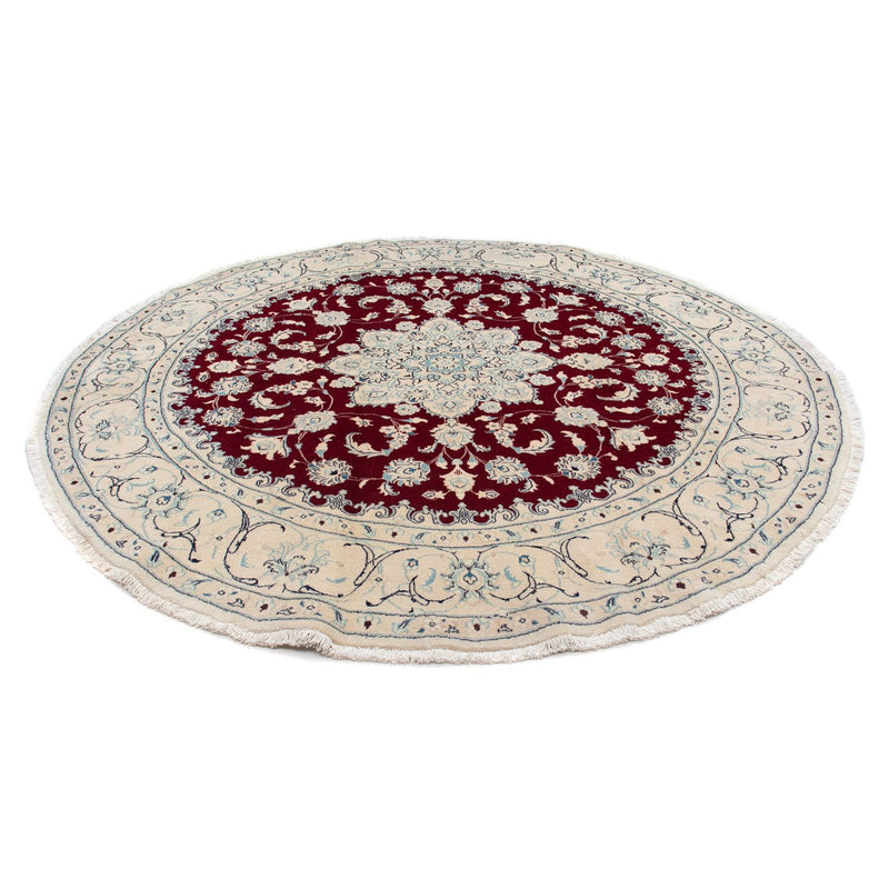 Perserteppich - Nain 245 x 245 cm - dunkelrot