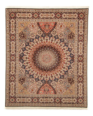 Perserteppich - Täbriz - Royal 242 x 202 cm Teppich Wohnzimmer