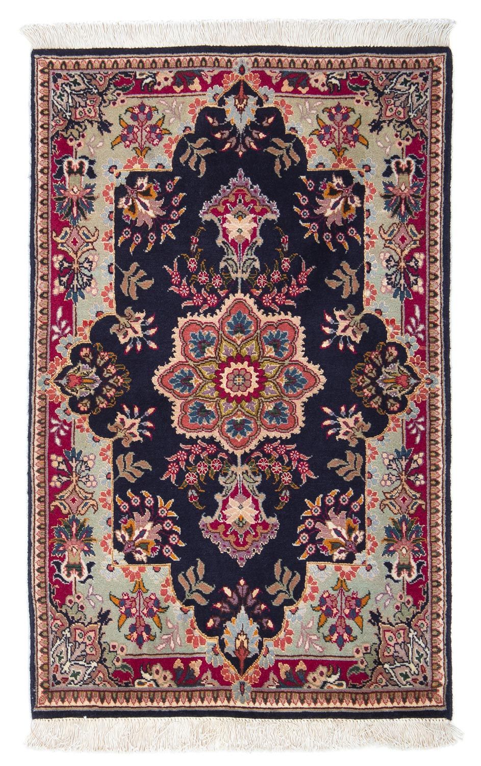 Perserteppich - Täbriz - Royal 90 x 60 cm - dunkelblau