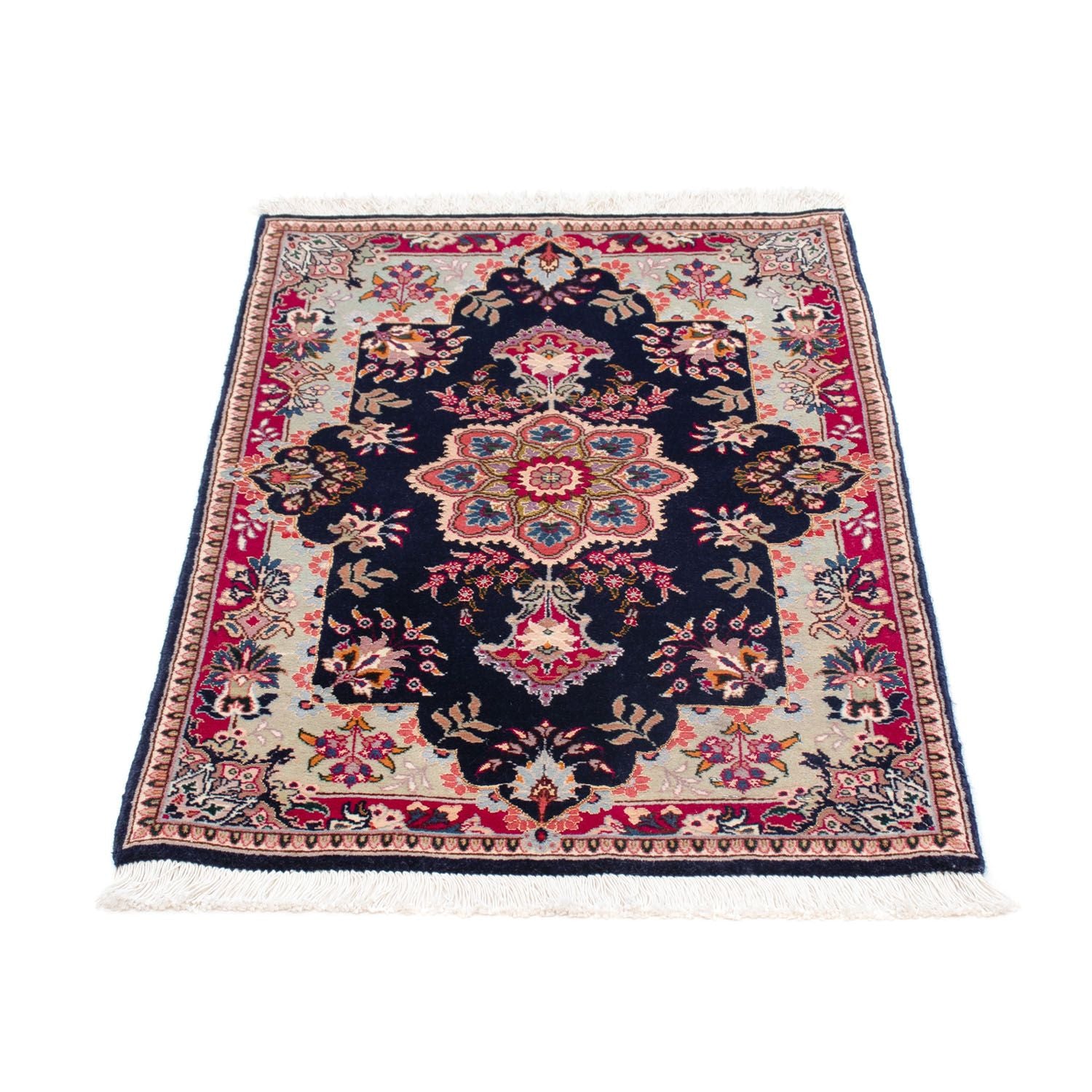 Perserteppich - Täbriz - Royal 90 x 60 cm - dunkelblau