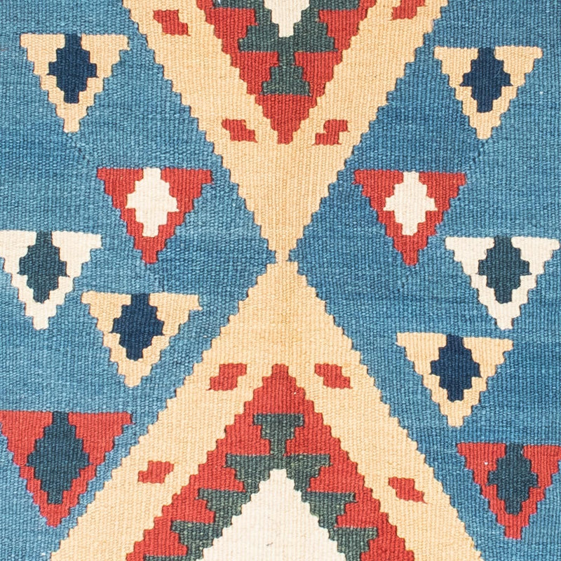 Kelim Teppich - Oriental 183 x 116 cm - türkis
