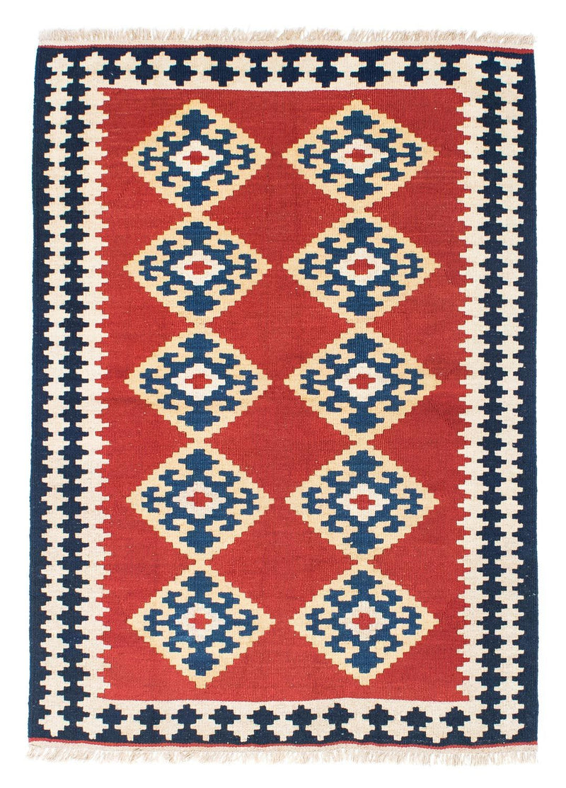 Kelim Teppich - Oriental 148 x 108 cm - rot