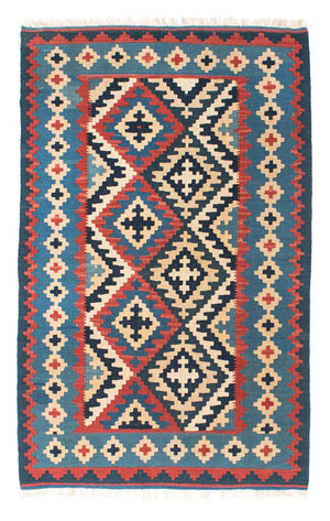 Kelim Teppich - Oriental 160 x 103 cm - blau