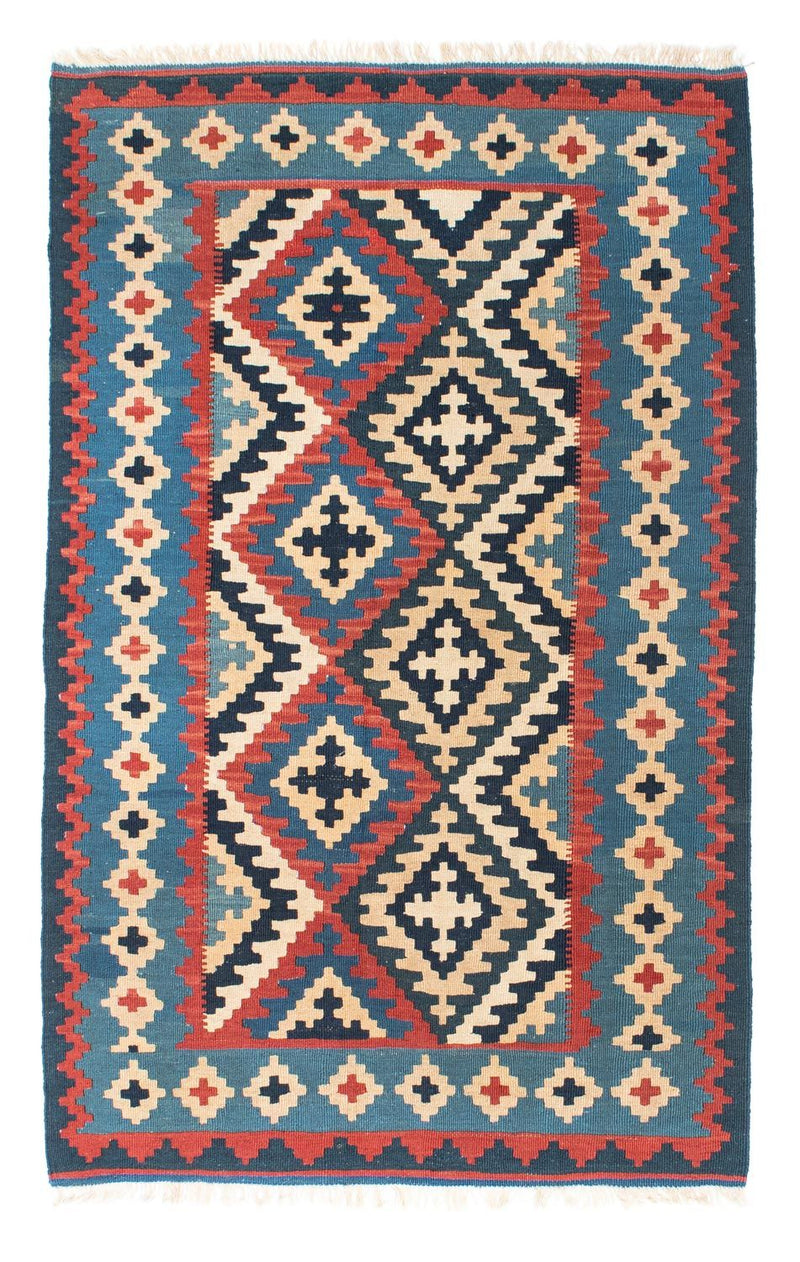Kelim Teppich - Oriental 160 x 103 cm - blau