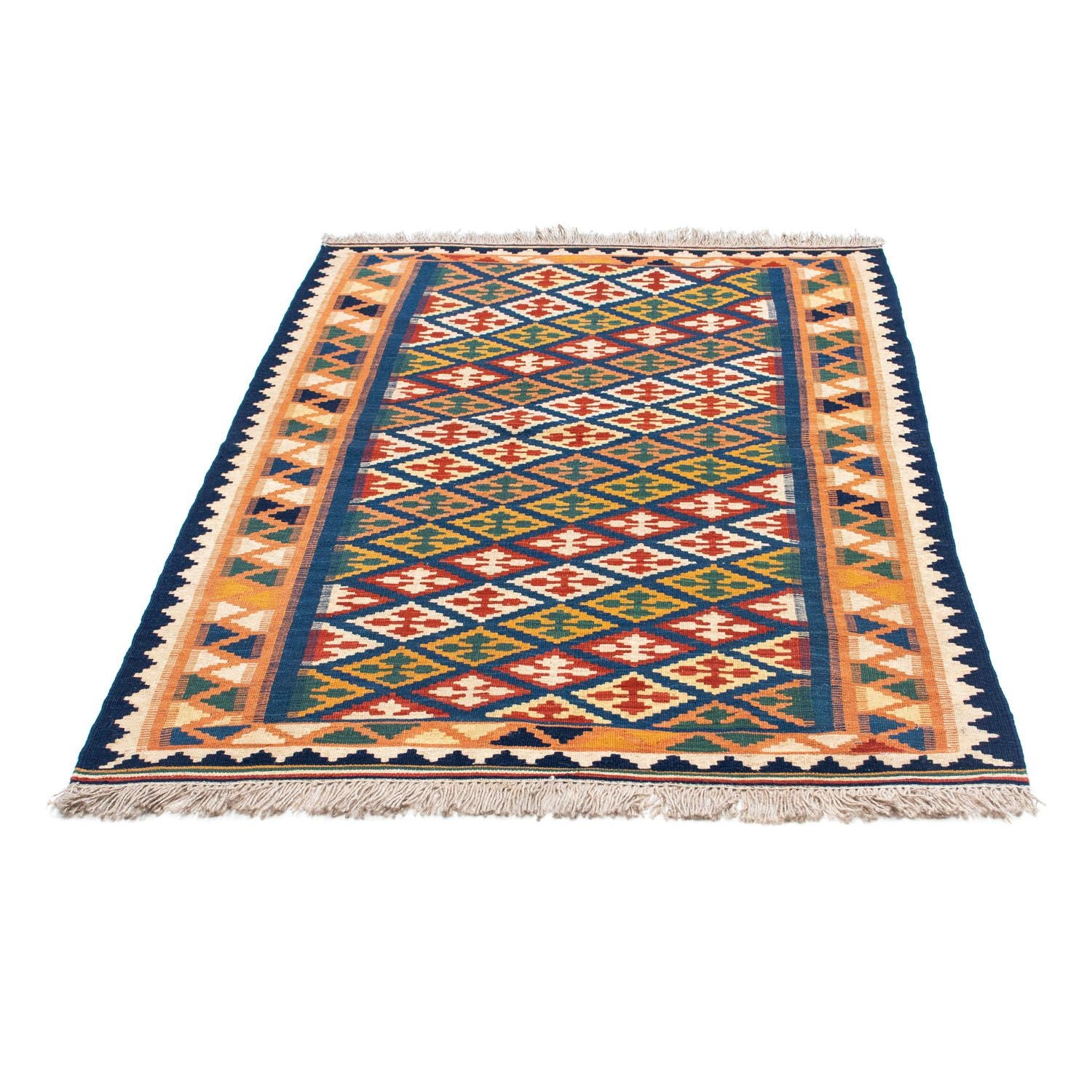 Kelim Teppich - Oriental 156 x 110 cm - blau