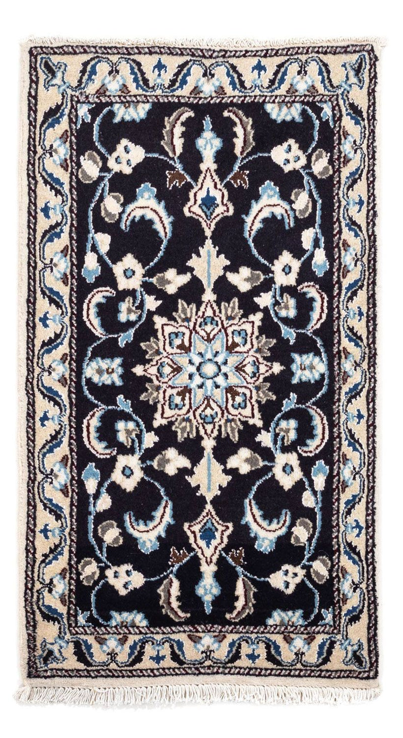Perserteppich - Nain 101 x 55 cm - dunkelblau