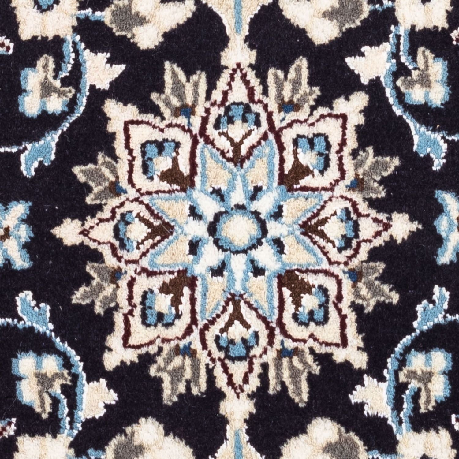 Perserteppich - Nain 101 x 55 cm - dunkelblau
