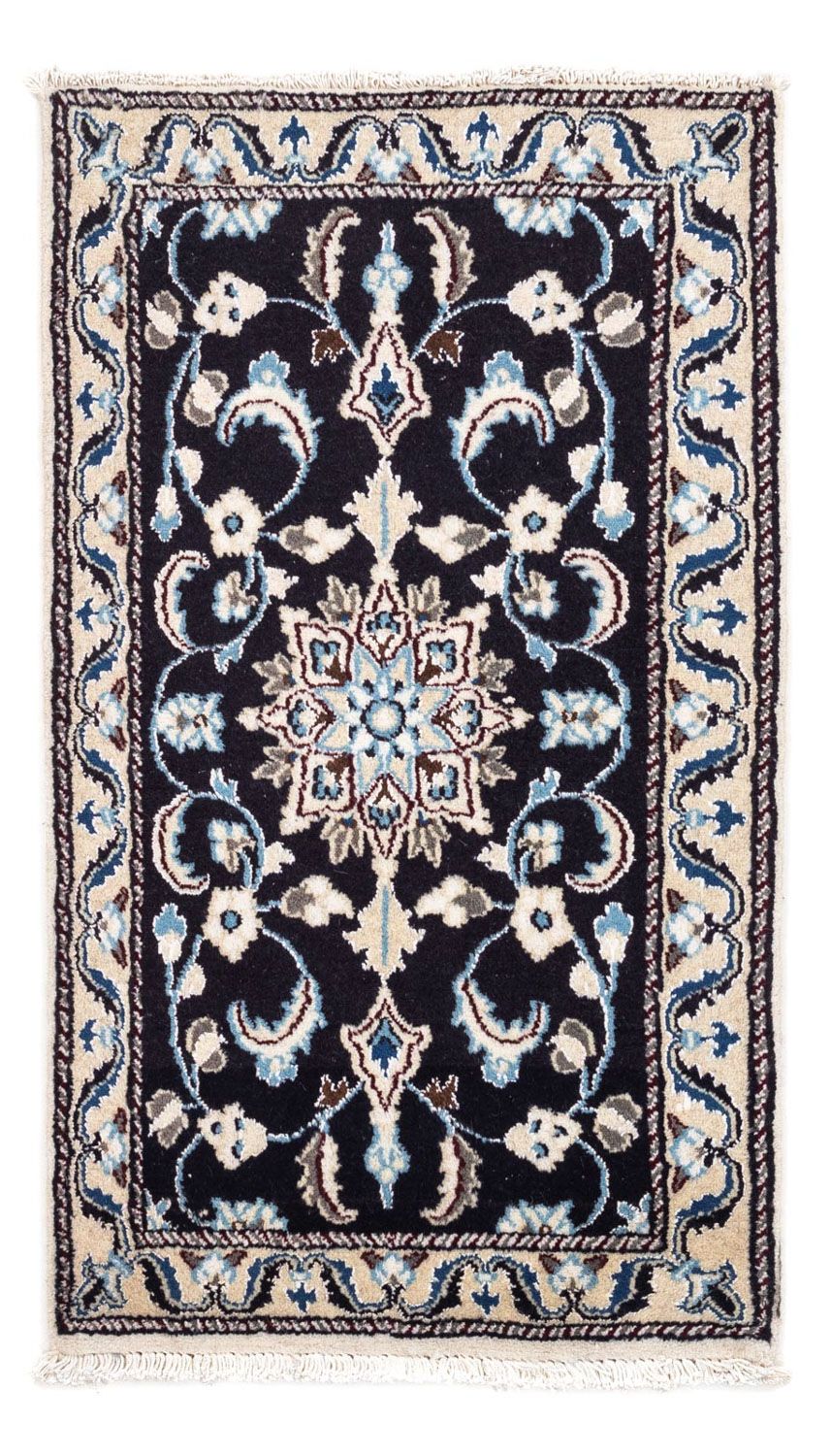 Perserteppich - Nain 101 x 57 cm - dunkelblau