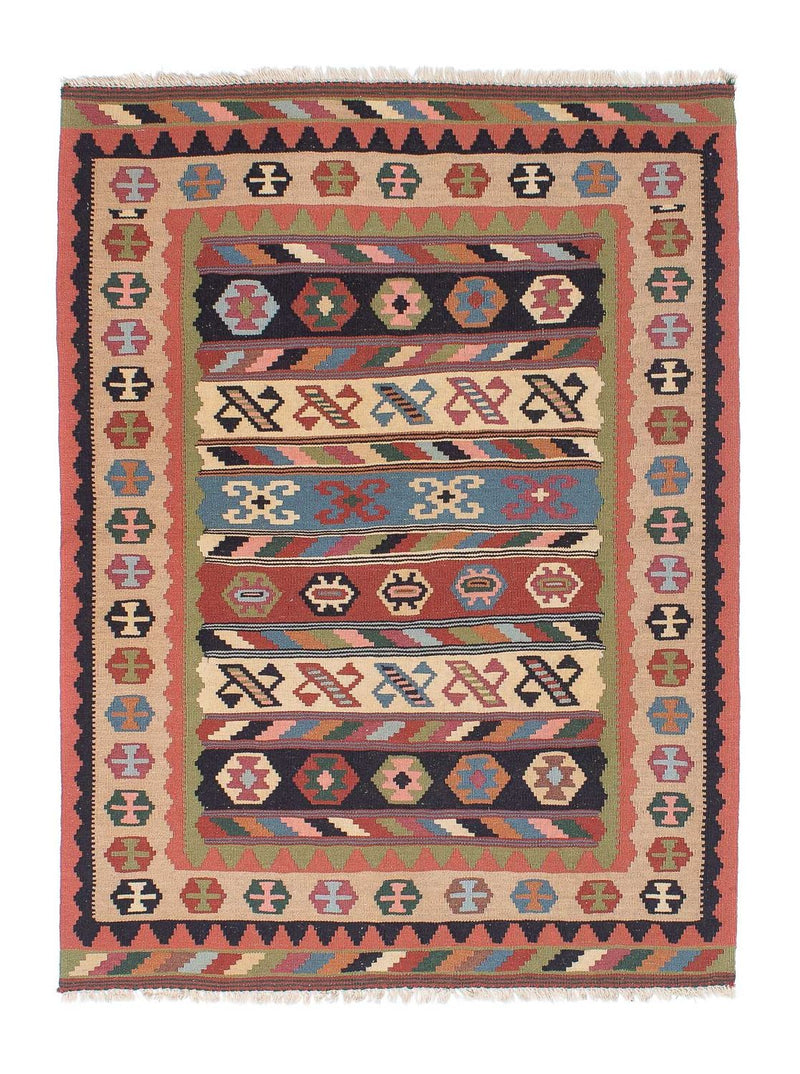 Kelim Teppich - Oriental 144 x 105 cm - mehrfarbig
