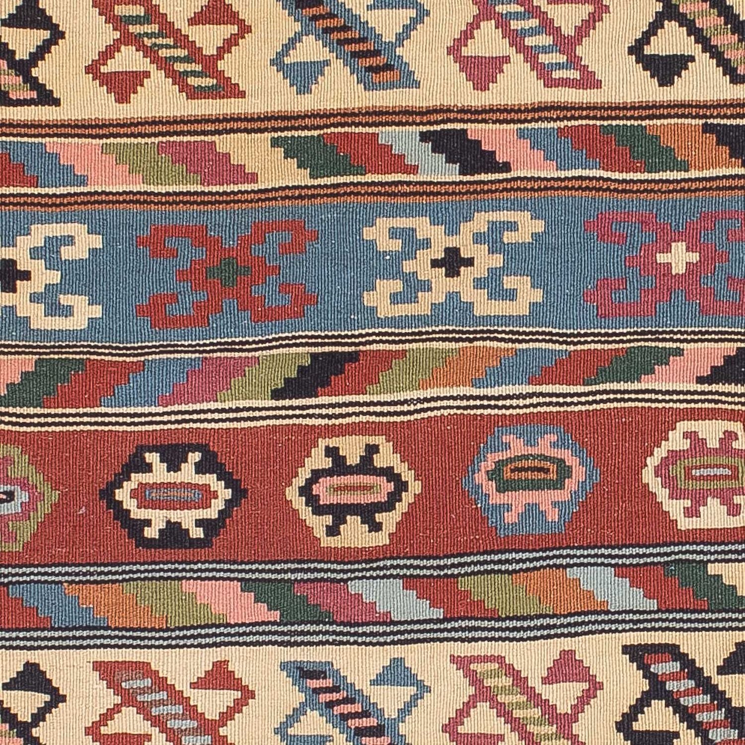 Kelim Teppich - Oriental 144 x 105 cm - mehrfarbig