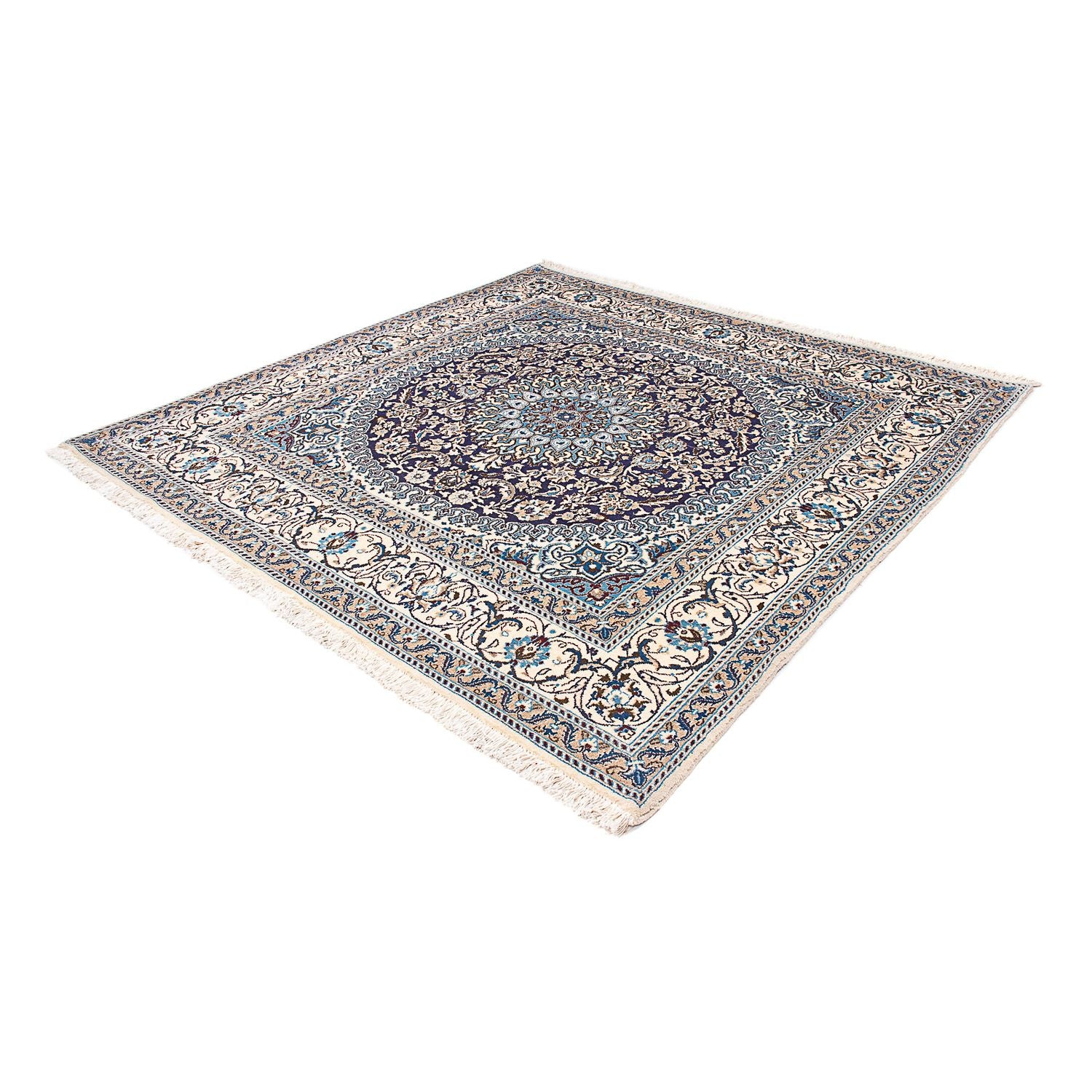 Perserteppich - Nain 200 x 200 cm Quadratischer Teppich