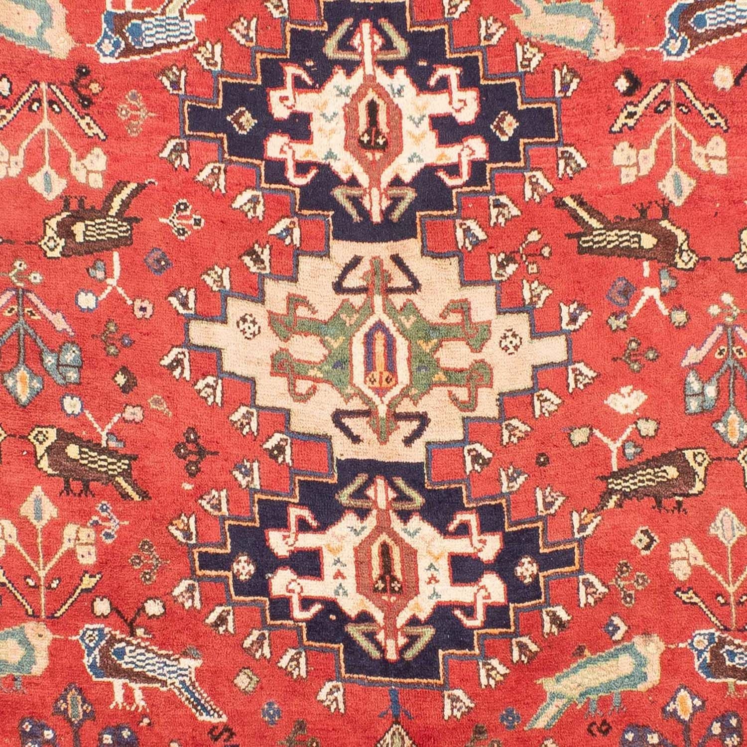 Perserteppich - Nomadic 257 x 205 cm - rot