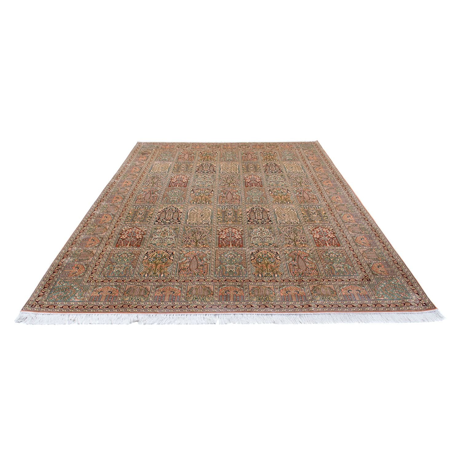 Seidenteppich - Kaschmir Seide 336 x 251 cm Wohnzimmer Teppich