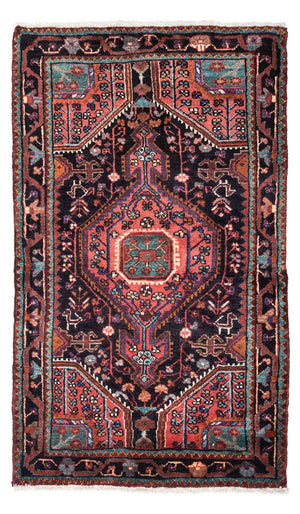 Perserteppich - Nomadic 142 x 89 cm - dunkelblau
