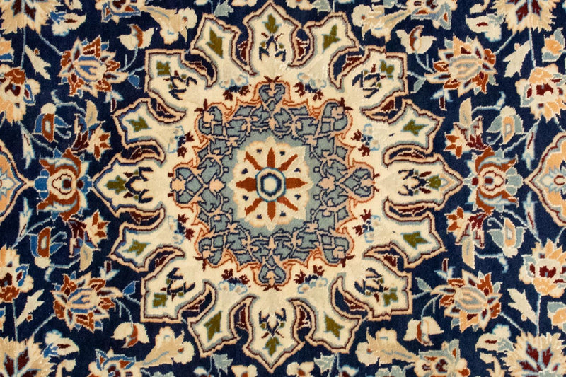 Perserteppich - Nain - Royal 143 x 92 cm - dunkelblau