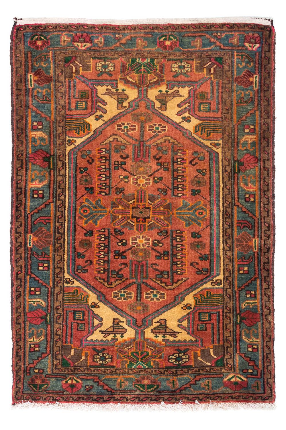 Perserteppich - Nomadic 125 x 85 cm - rot