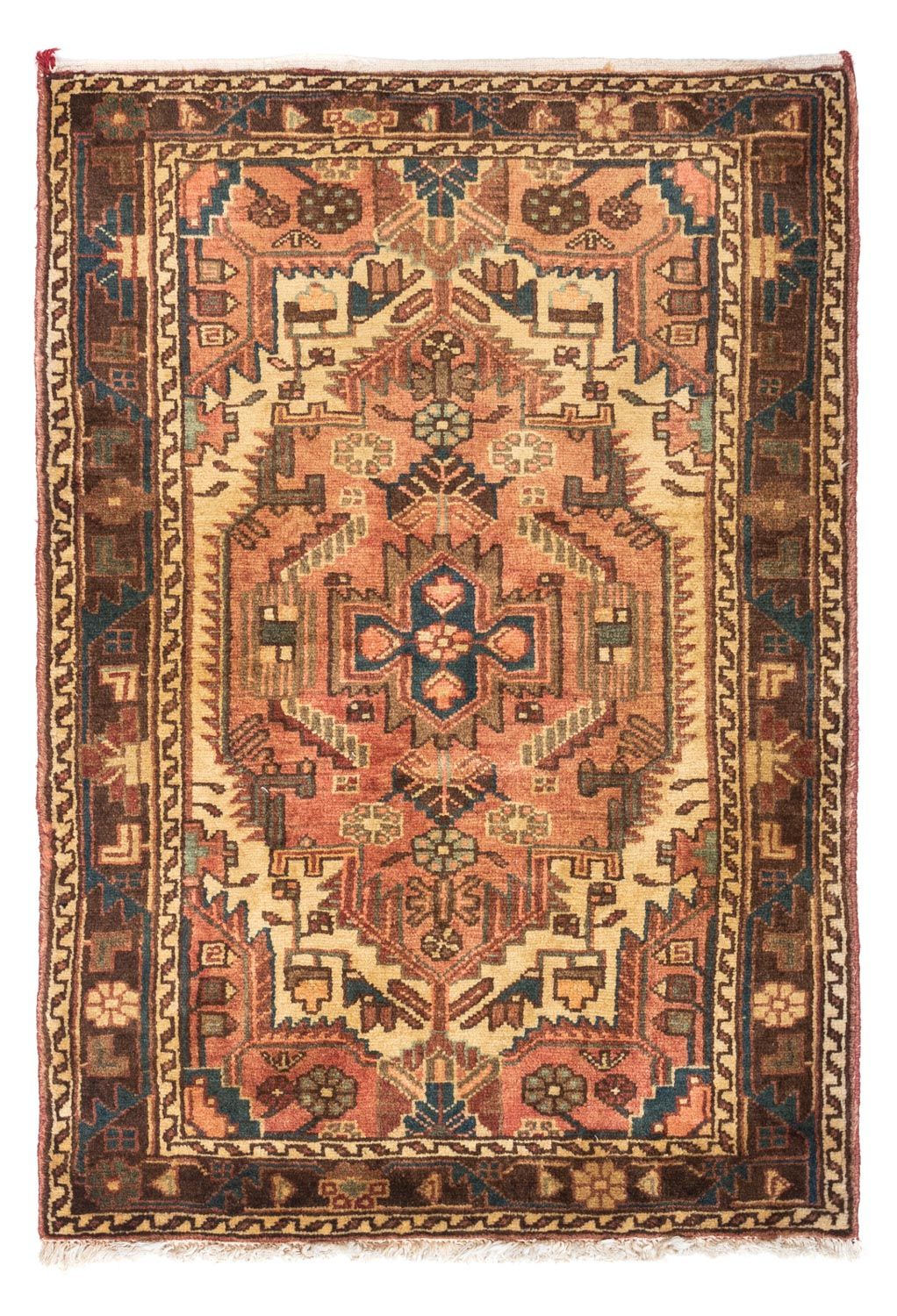 Perserteppich - Nomadic 125 x 85 cm - hellrot
