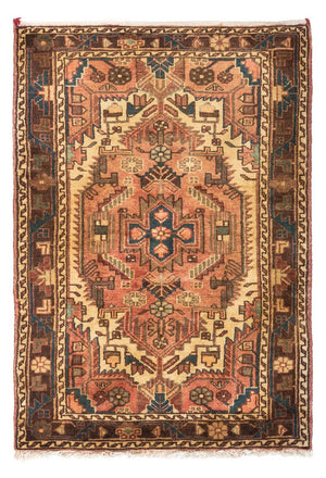 Perserteppich - Nomadic 125 x 85 cm - hellrot