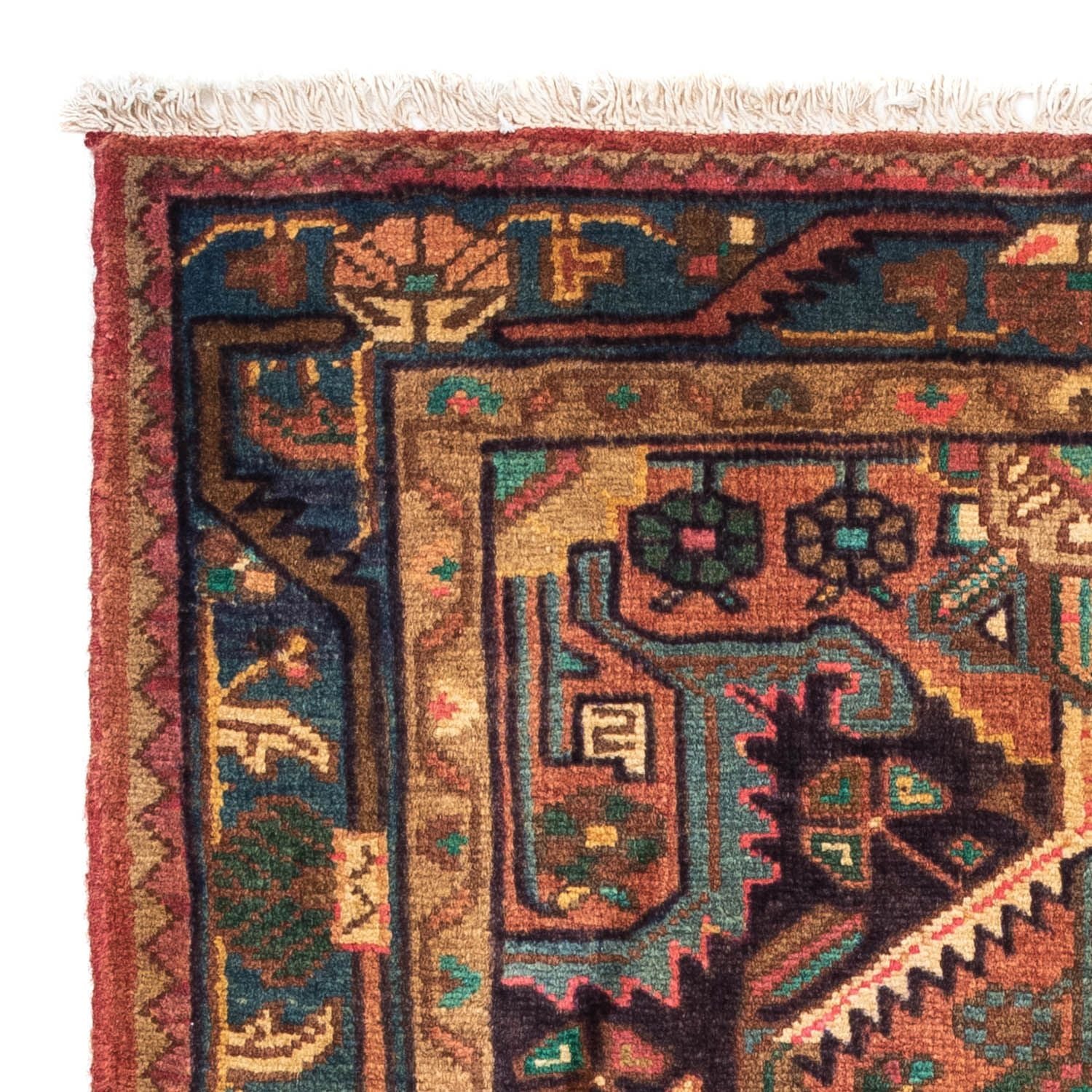 Perserteppich - Nomadic 140 x 86 cm - hellrot