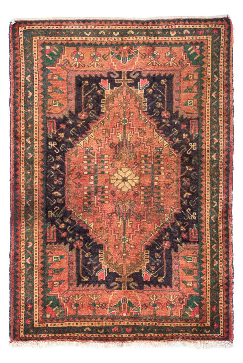 Perserteppich - Nomadic 130 x 90 cm - hellrot