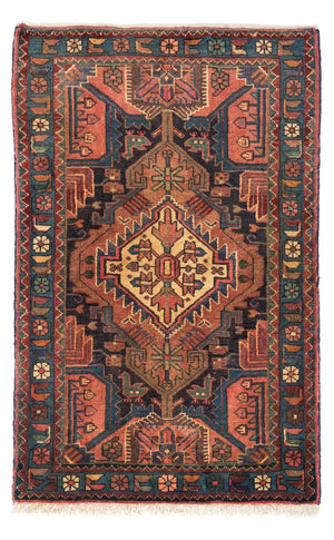 Perserteppich - Nomadic 126 x 80 cm - hellrot
