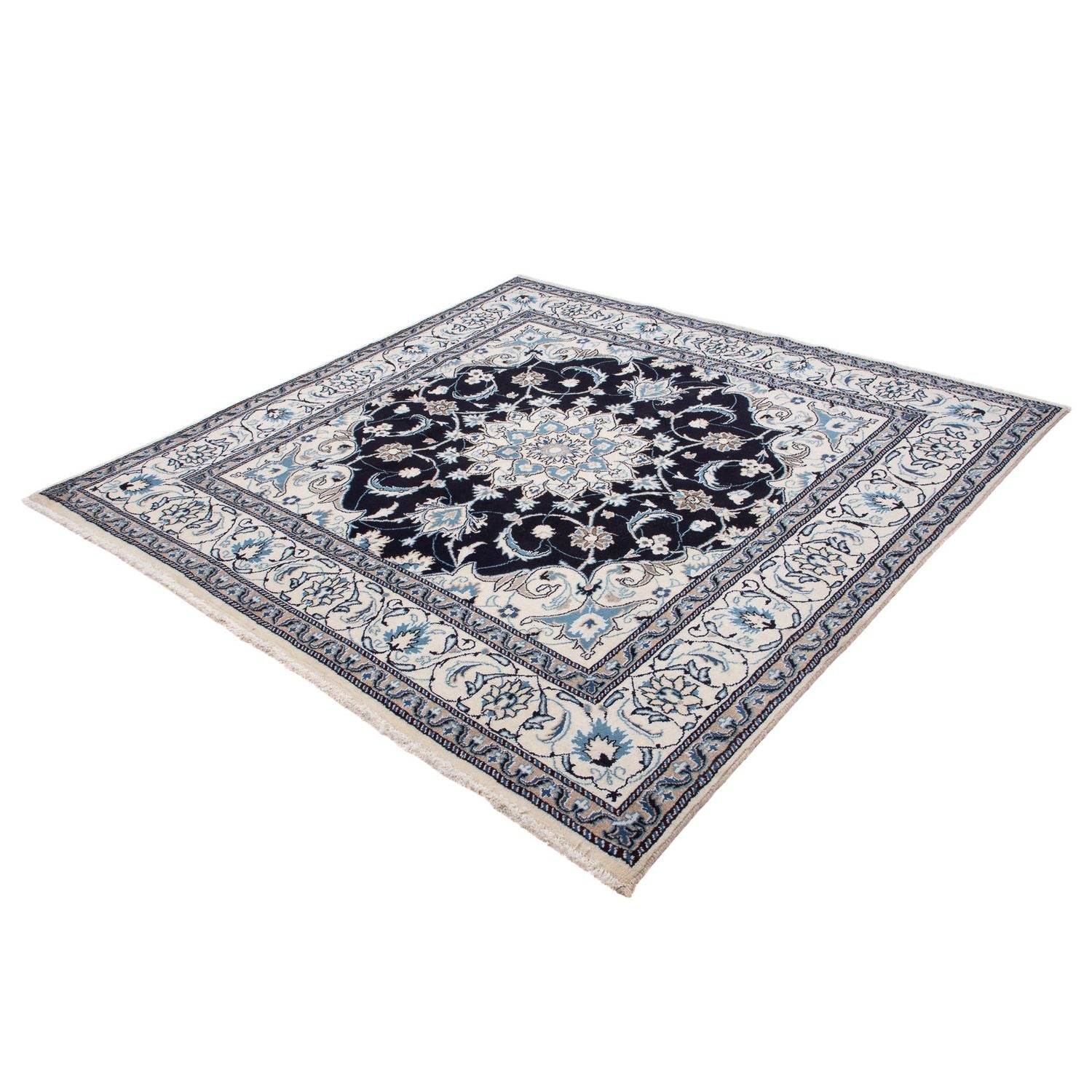 Perserteppich - Nain 194 x 192 cm Quadratischer Teppich