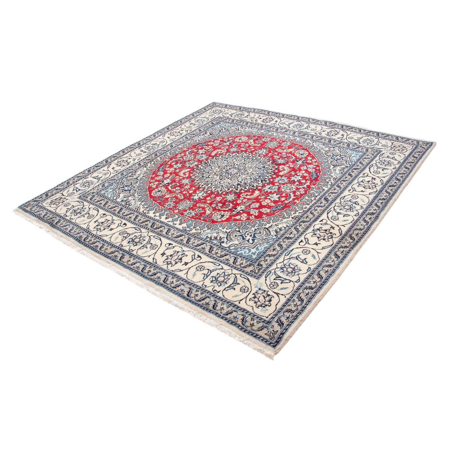 Perserteppich - Nain 200 x 190 cm Quadratischer Teppich