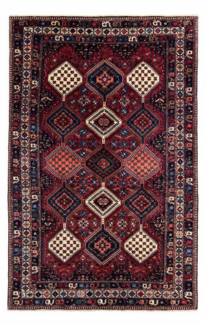 Perserteppich - Nomadic 300 x 202 cm - dunkelrot