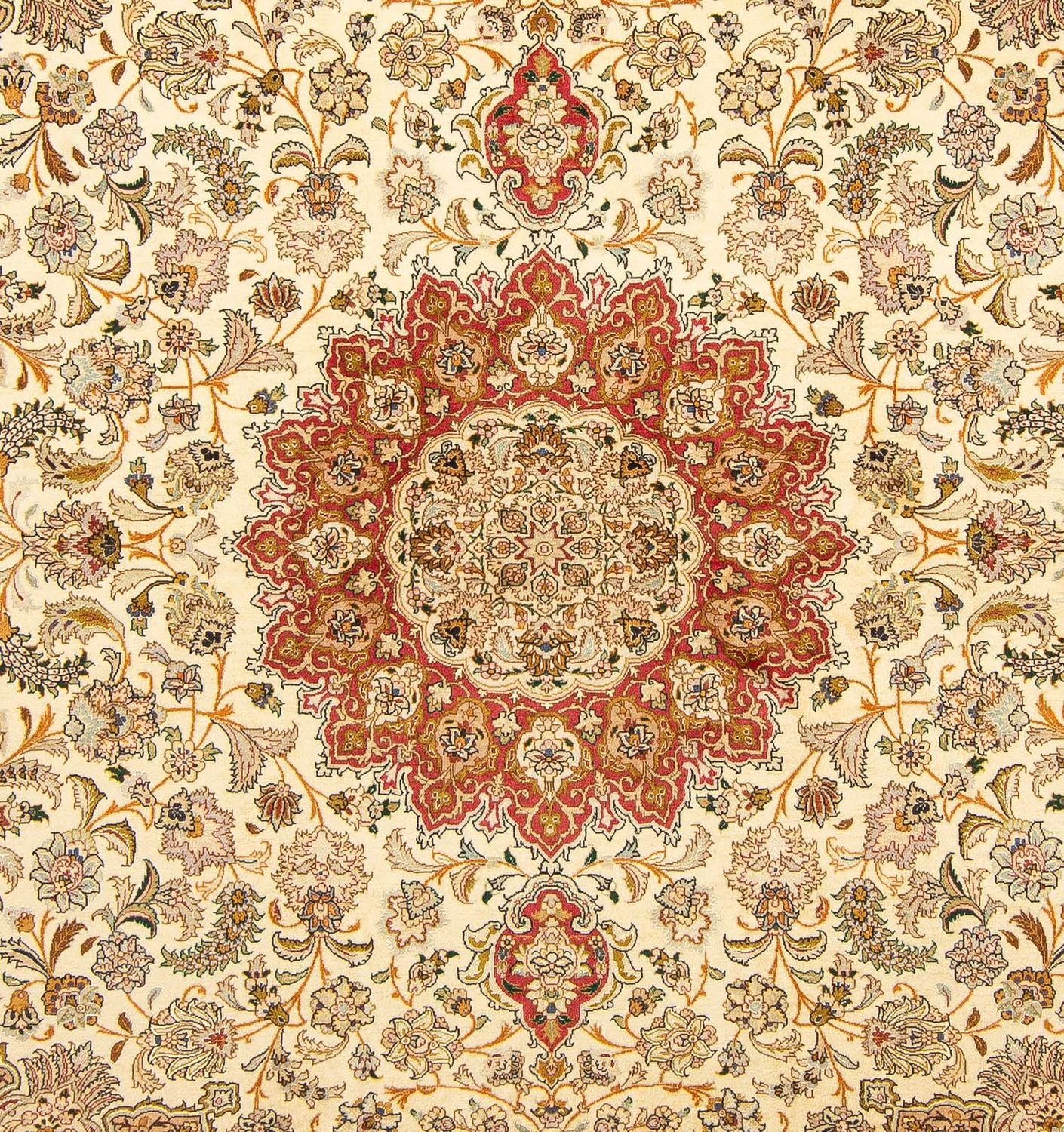 Perserteppich - Täbriz - Royal 251 x 204 cm Wohnzimmer Teppich