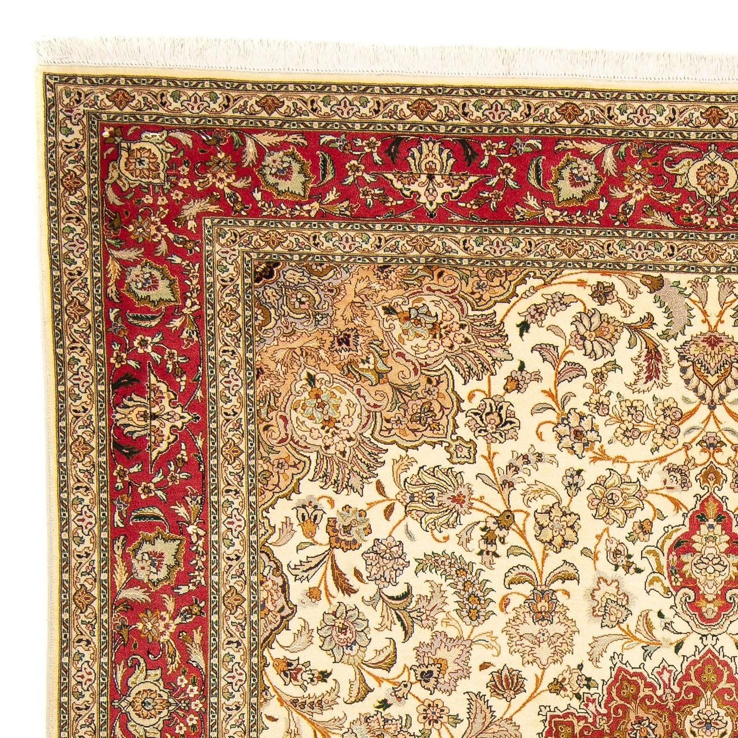 Perserteppich - Täbriz - Royal 251 x 204 cm Wohnzimmer Teppich