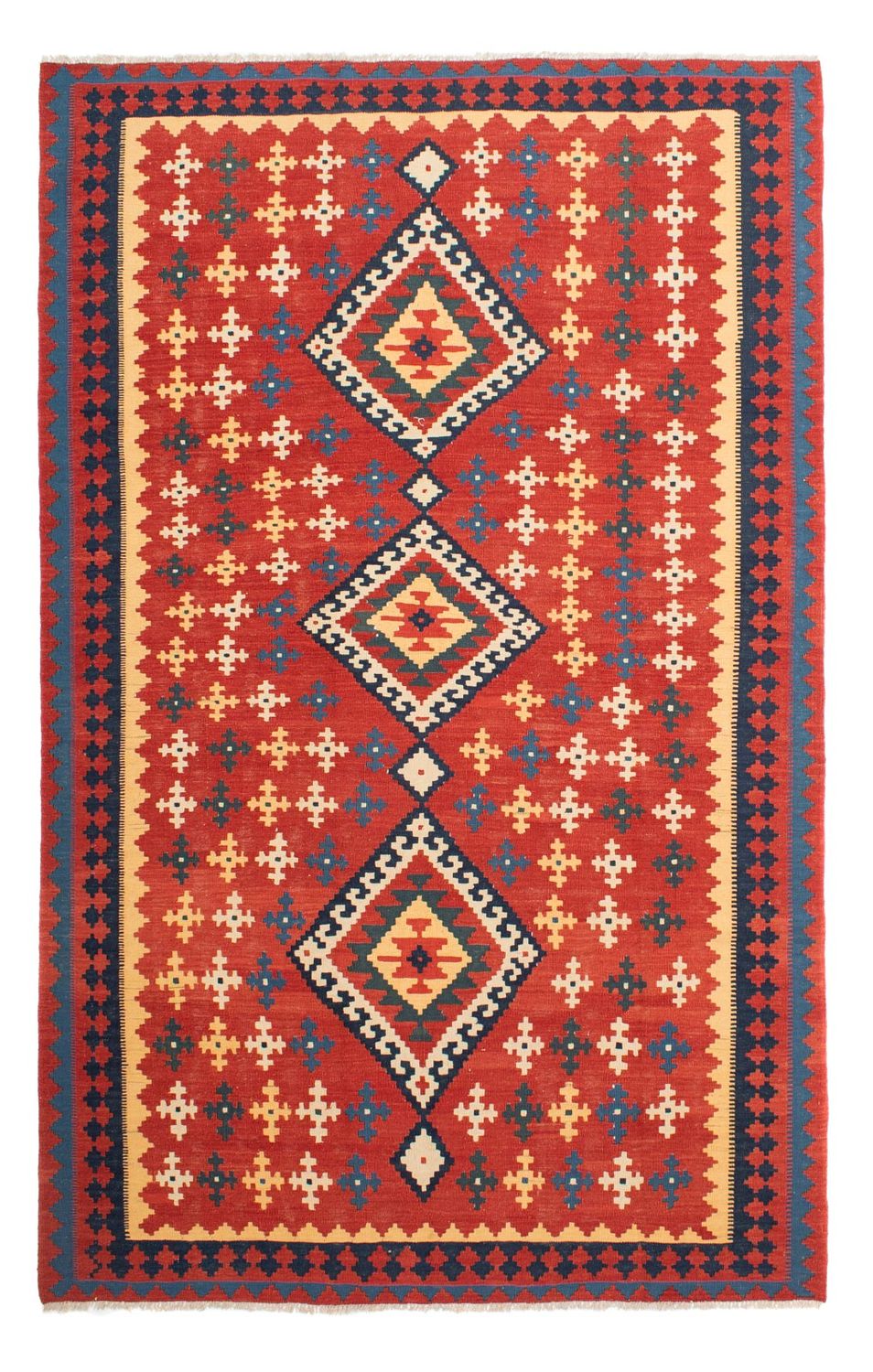 Kelim Teppich - Oriental 307 x 199 cm - rot