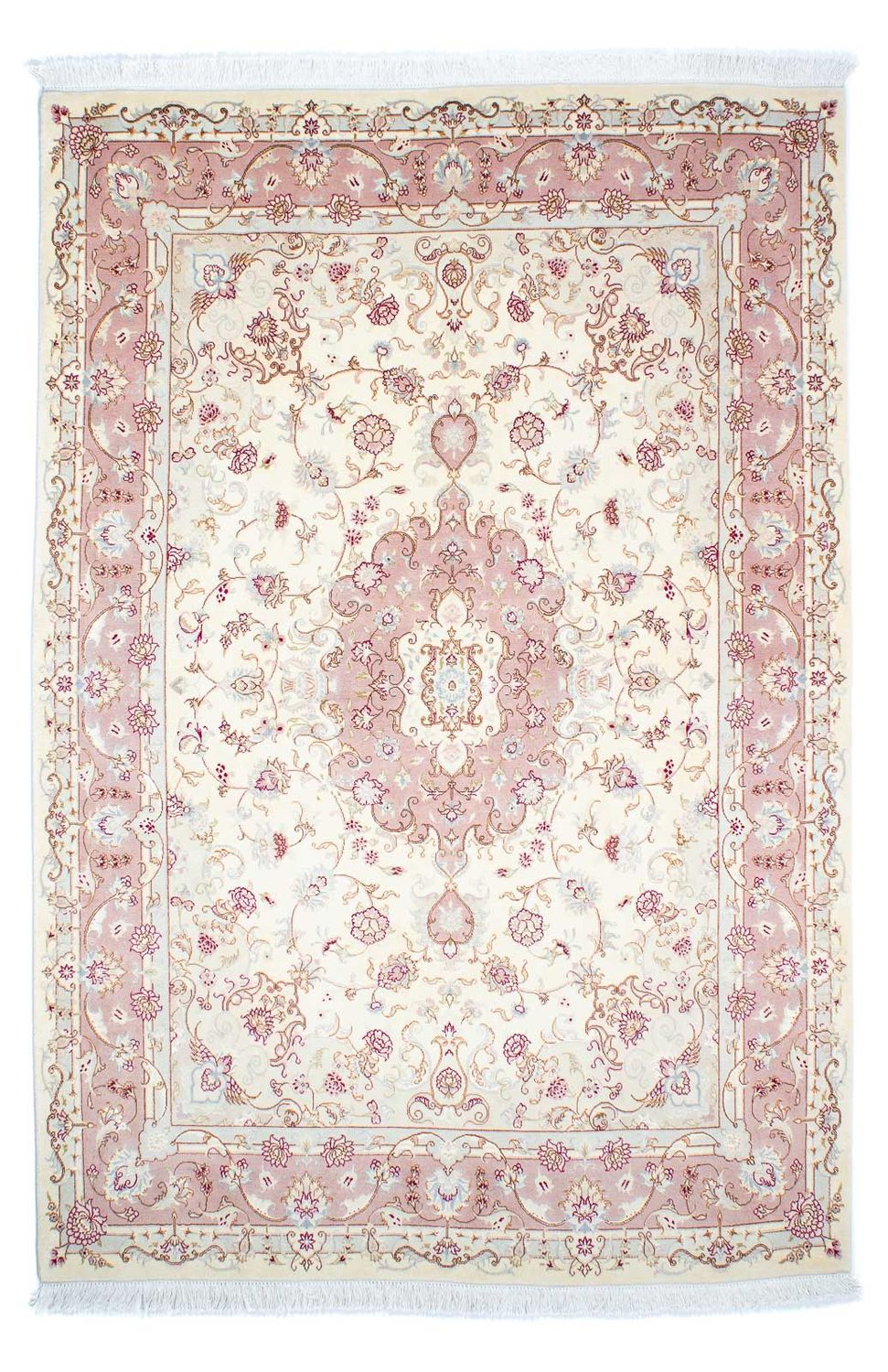 Perserteppich - Täbriz - Royal 246 x 167 cm Wohnzimmer Teppich