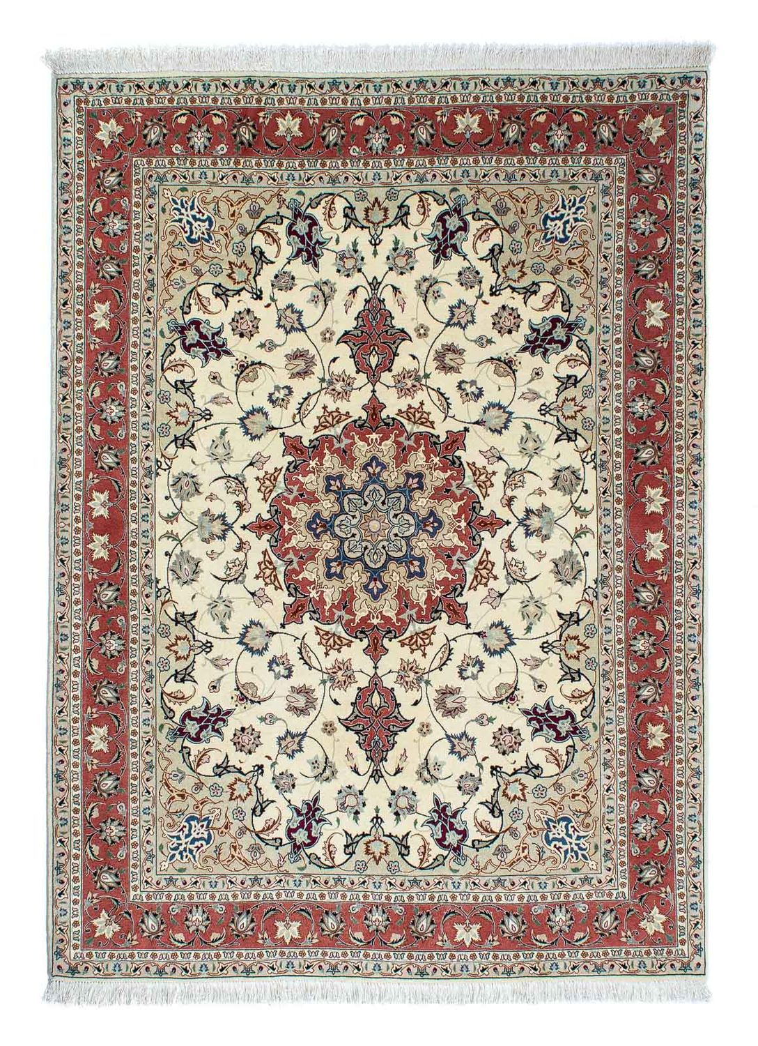 Perserteppich - Täbriz - Royal 201 x 156 cm Teppichbrücke
