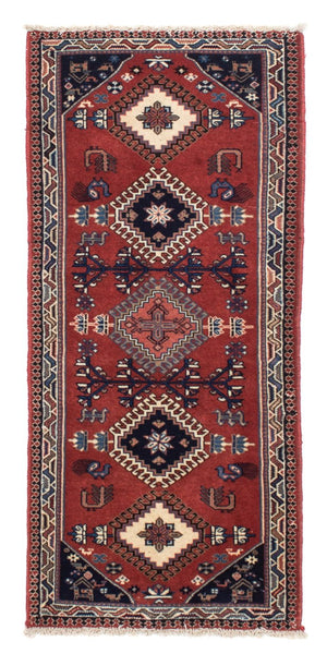 Perserteppich - Nomadic 148 x 59 cm - dunkelrot