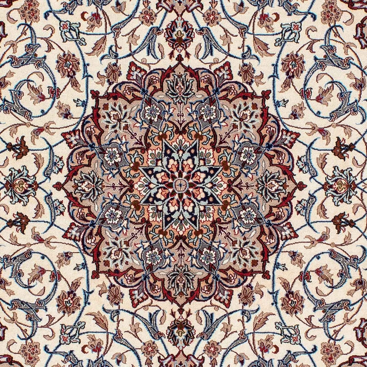 Seidenteppich - Ghom Seide - Premium 202 x 128 cm Teppichbrücke