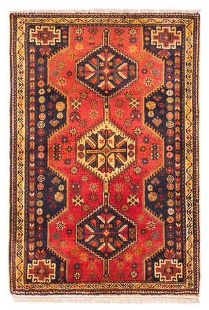 Perserteppich - Nomadic 170 x 116 cm - dunkelrot