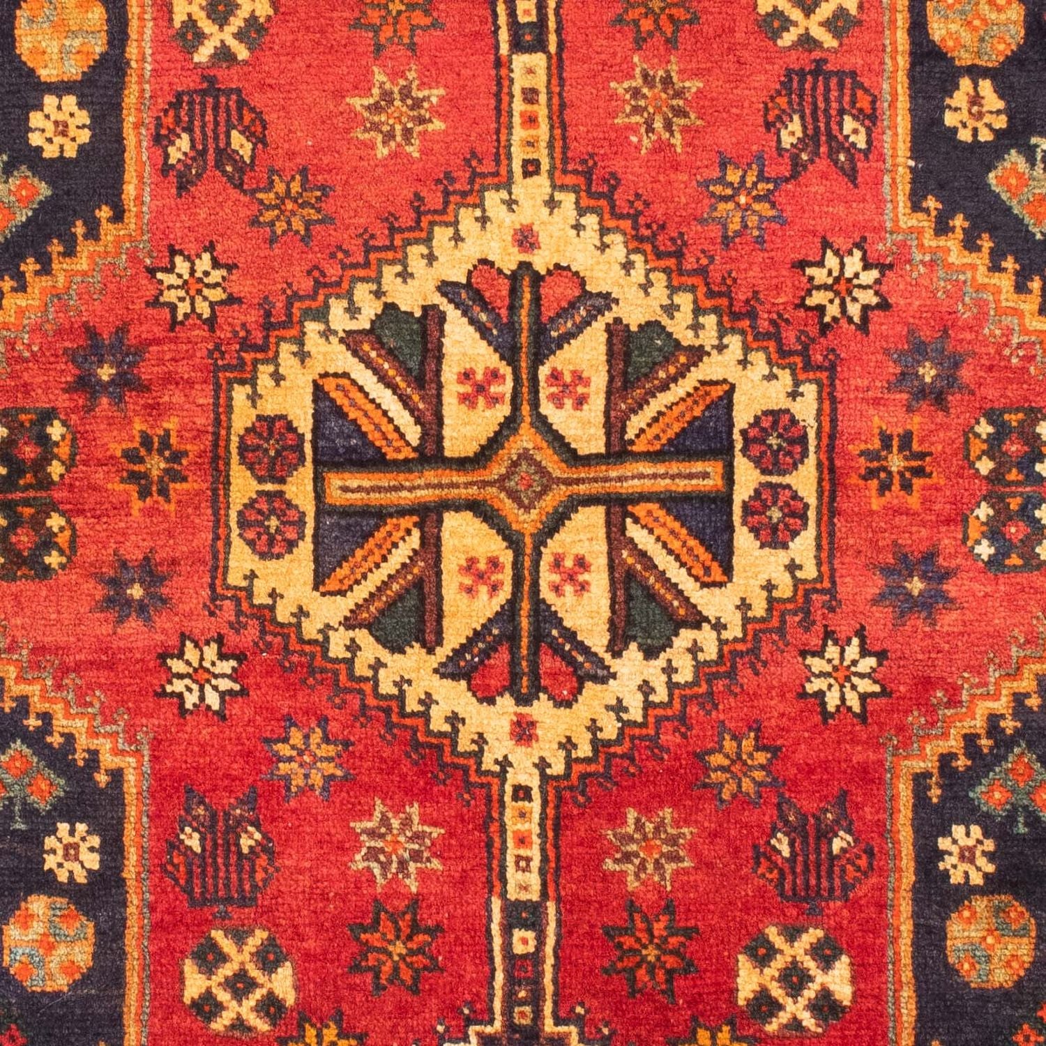 Perserteppich - Nomadic 170 x 116 cm - dunkelrot