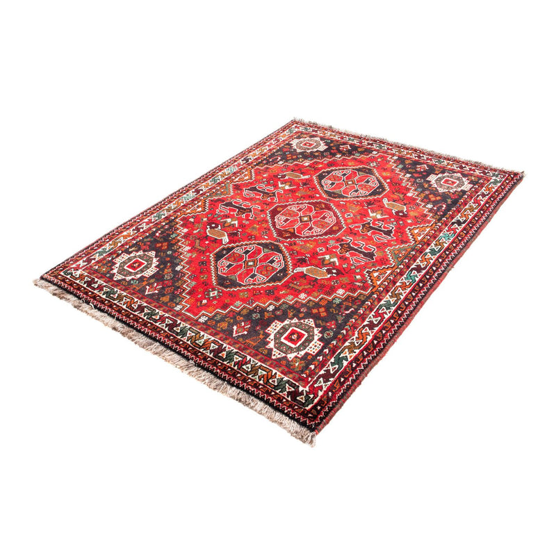 Perserteppich - Nomadic 154 x 104 cm - dunkelrot
