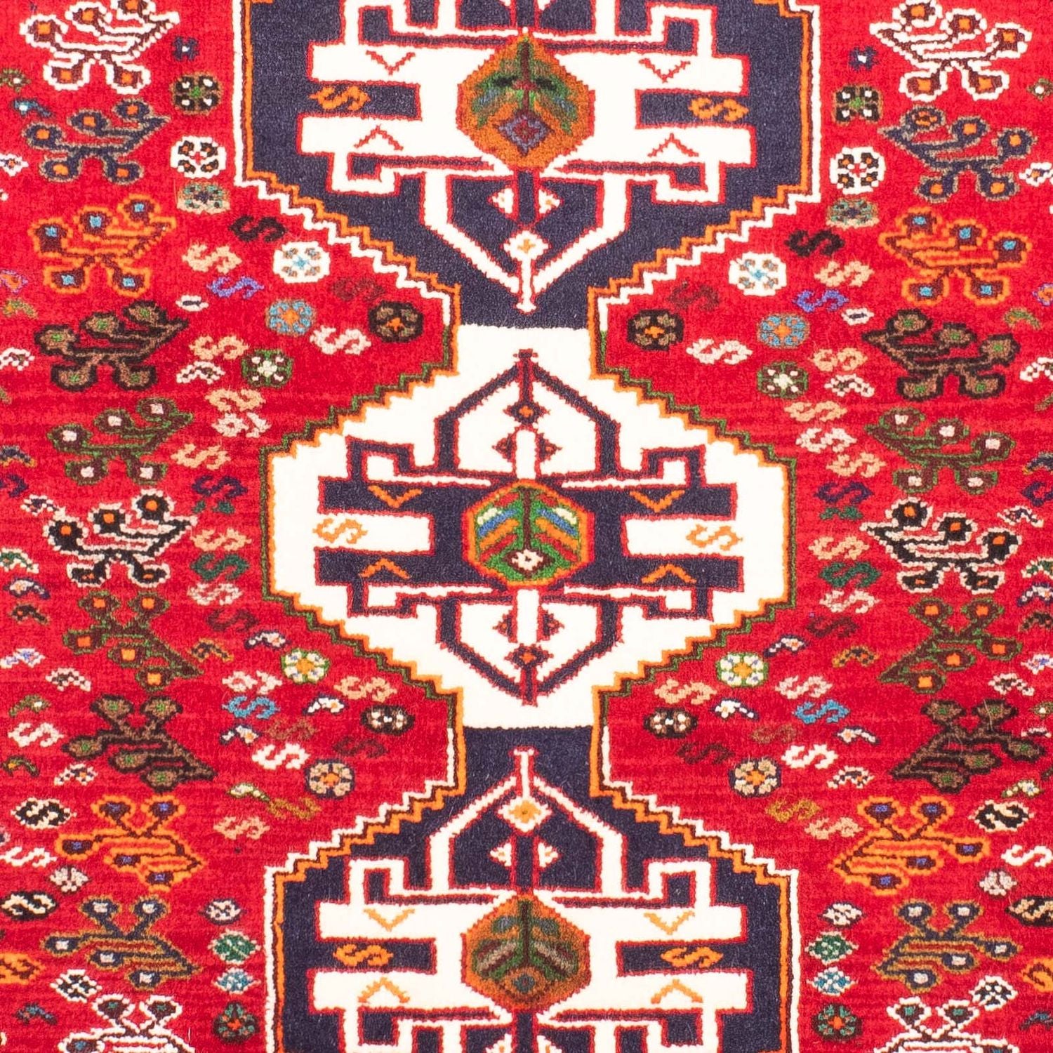 Perserteppich - Nomadic 158 x 112 cm - dunkelrot