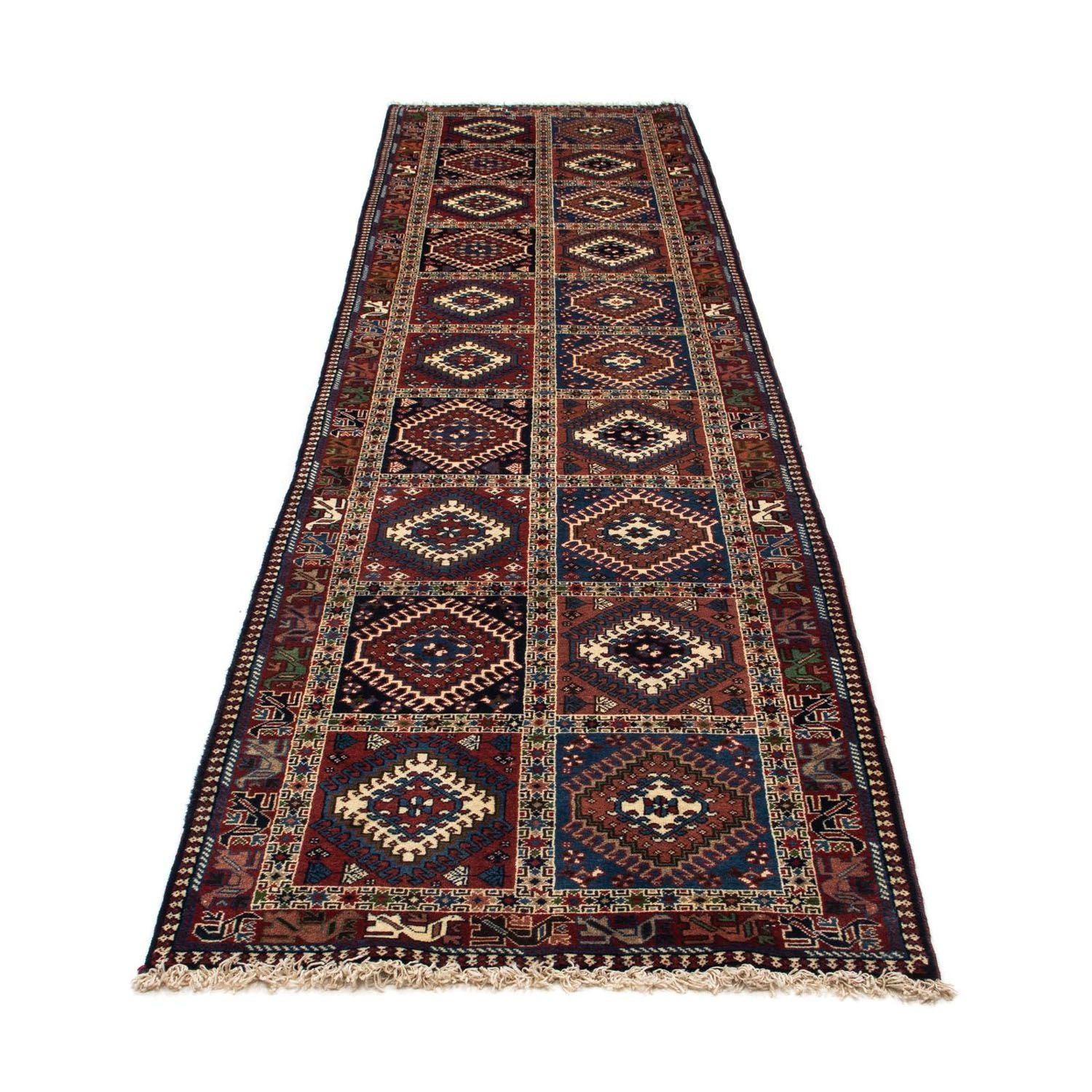 Perserteppich - Nomadic 398 x 83 cm - mehrfarbig