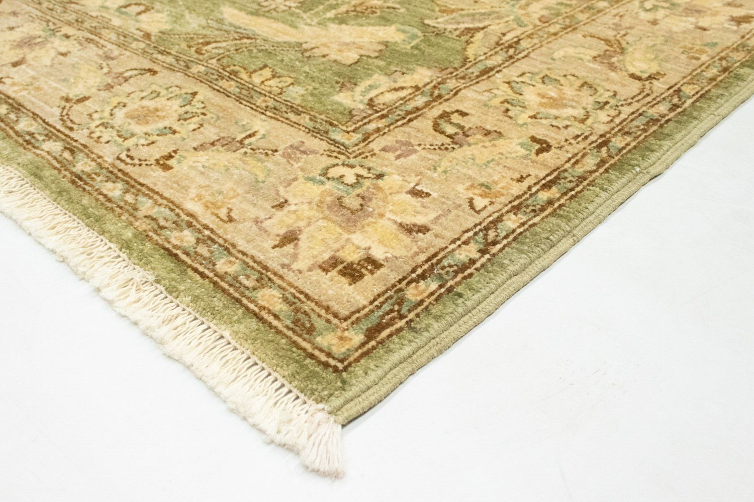Ziegler Teppich 187 x 121 cm - grün